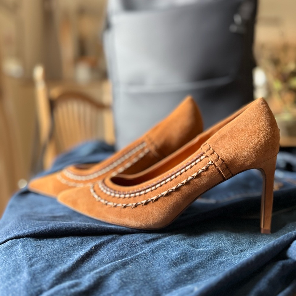 Ulla Johnson Brown Suede Heels
